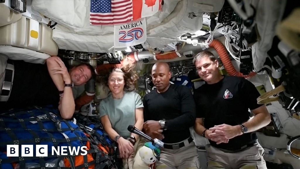 Watch: BBC asks Artemis II crew a question in space