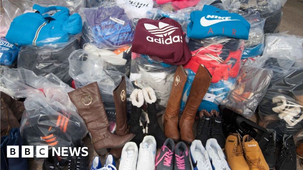 Fake clothes seized in Torfaen donated to Ghana village BBC News