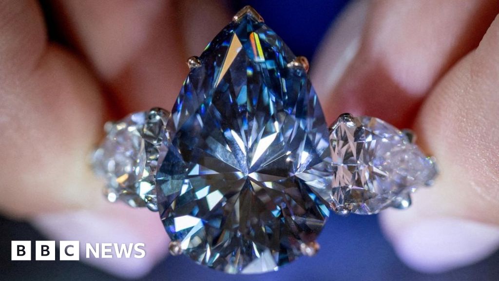 Christie's sells rare blue diamond for over $40m
