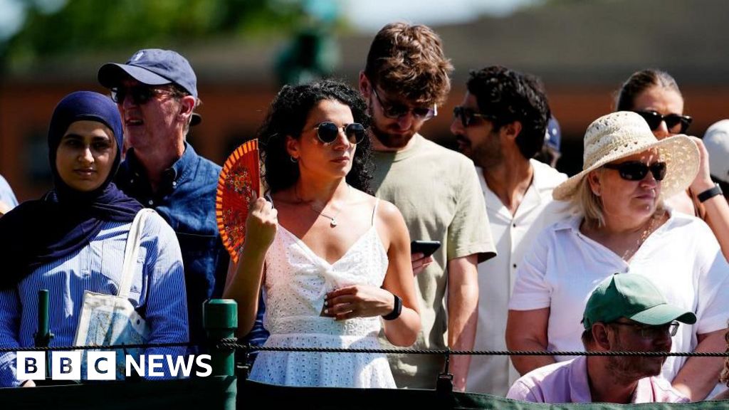 Hot weather continues in parts of England but temperatures cool elsewhere