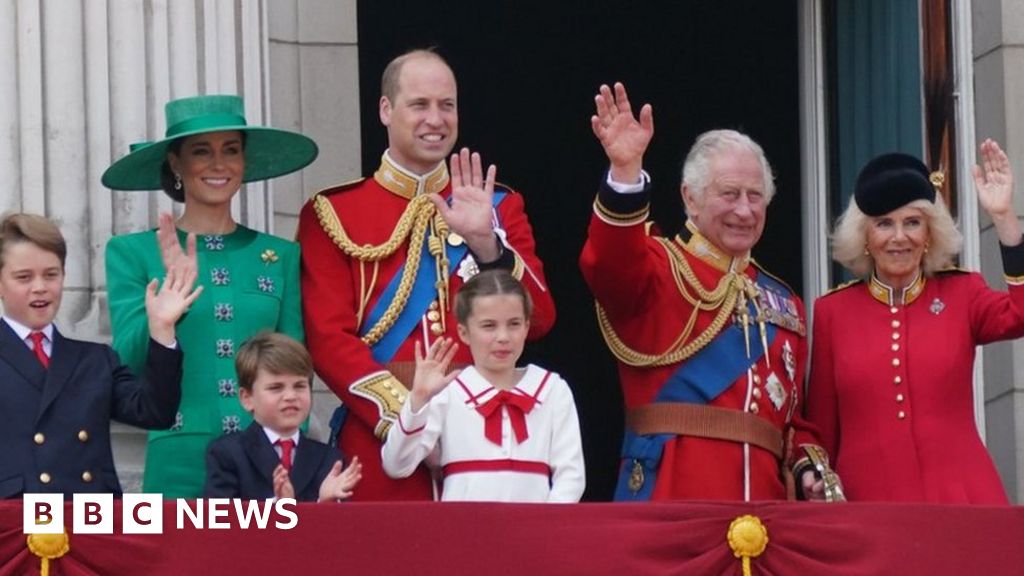 Trooping the Colour: Extended British Royal Family