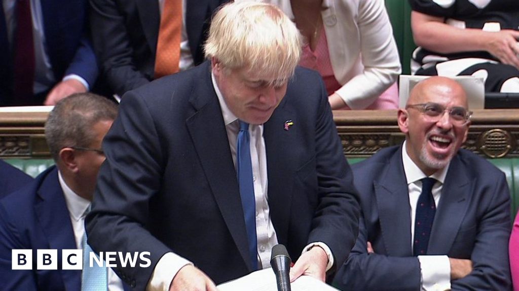 PMQs: 'Hasta la vista baby' - Johnson bids farewell