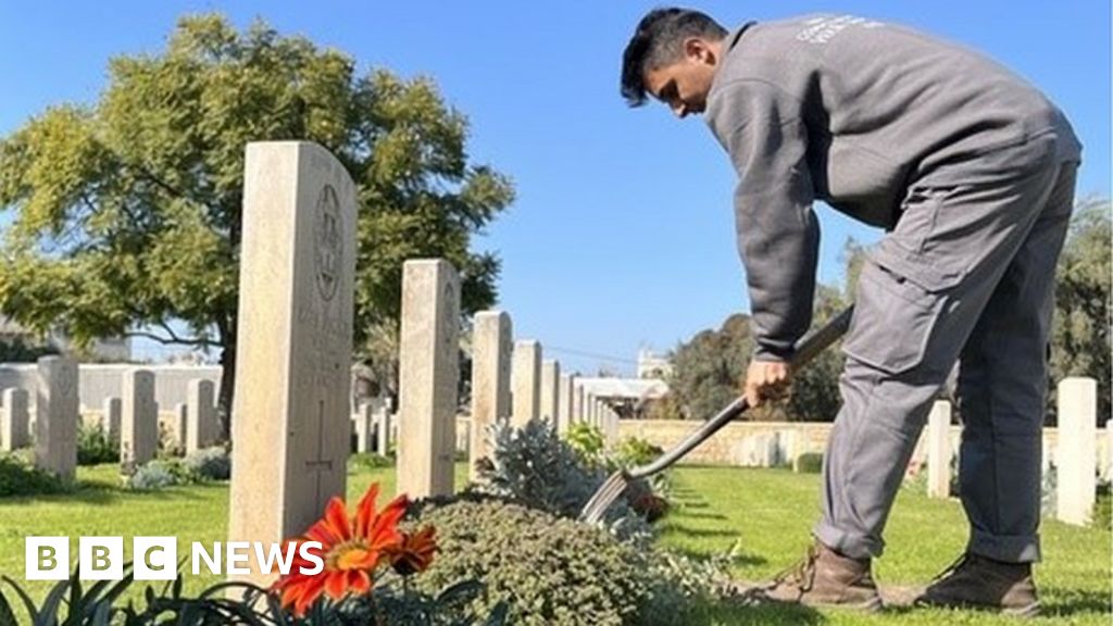 The Gaza family tending World War graves for 100 years