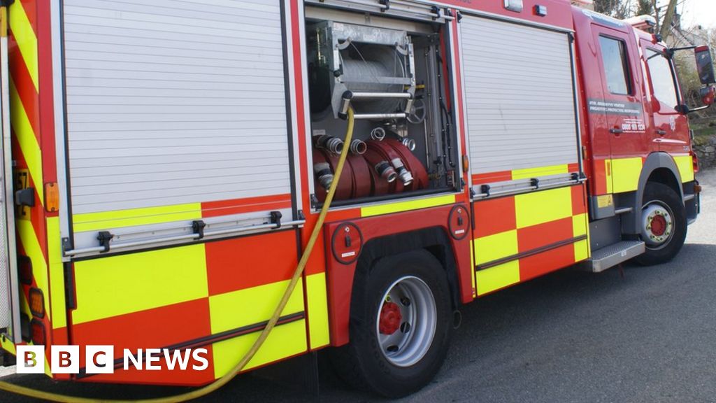 Gower house fire prompts road closure, police say - BBC News