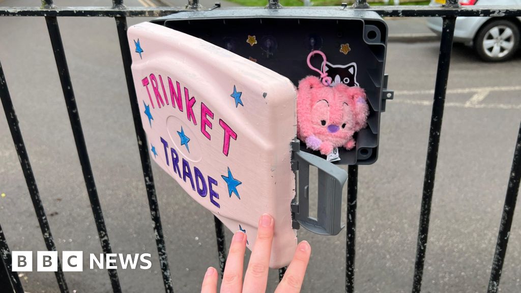 Why are people trading trinkets in junction boxes?