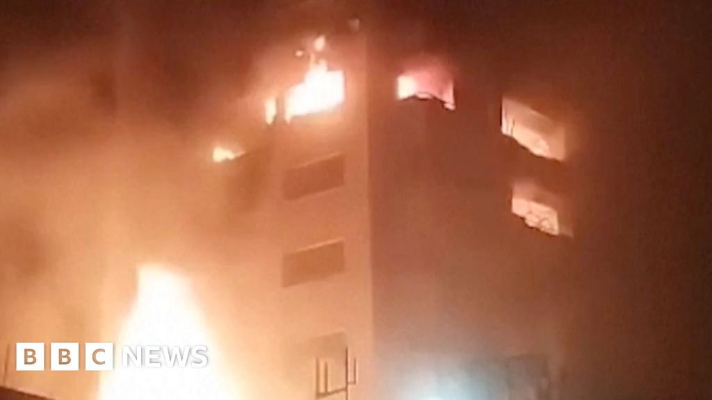 Watch: Footage shows explosions and buildings ablaze in Tehran, Iran