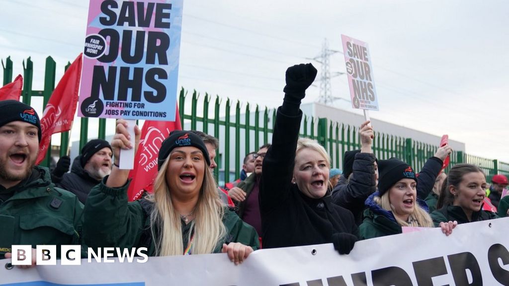 Ambulance strike: Blame game escalates between unions and ministers