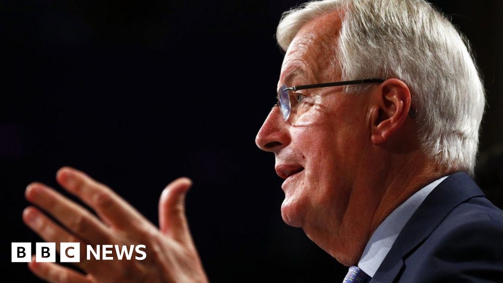 Brexit: UK has yet to explain NI approach, says Barnier - BBC News thumbnail