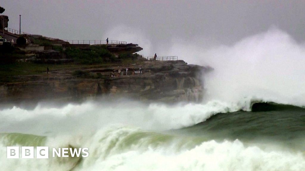 Huge tides engulf Sydney’s Bondi Beach