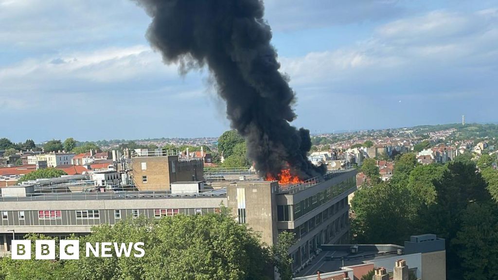 Maternity hospital blaze started in solar panels, firefighters say