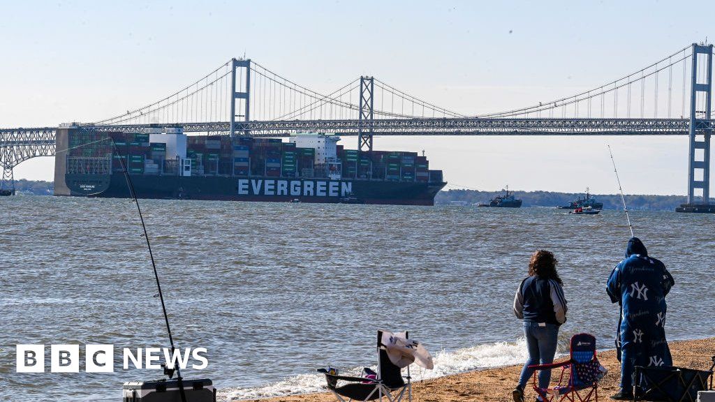 Evergreen vessel freed after a month aground in US waters