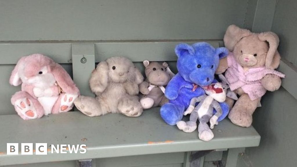 Mystery Of Bus Stop Bears Solved Bbc News