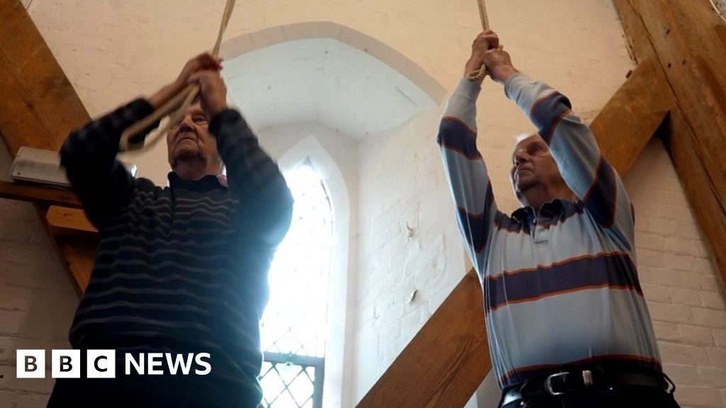 Essex twins, 85, ring church bells for Coronation 
