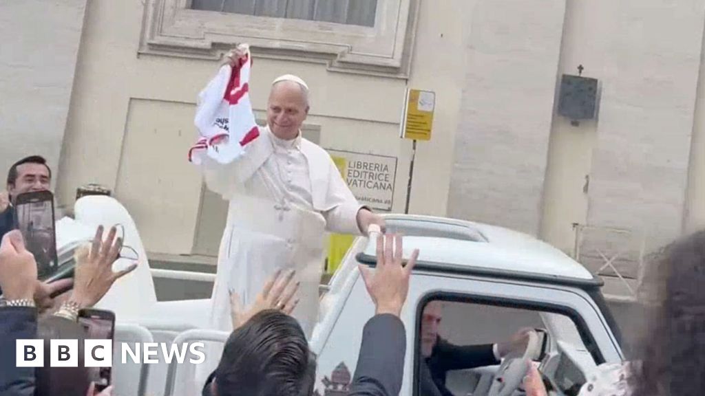 Pope Leo impresses crowd with 'great catch'