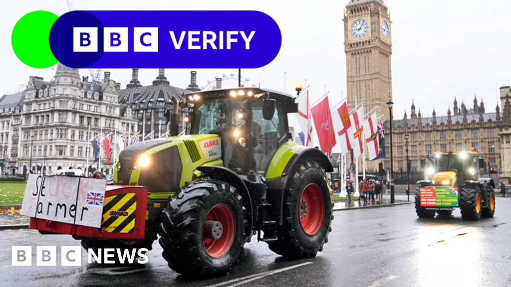 Farming tax row - BBC Verify on which figures are more reliable and why