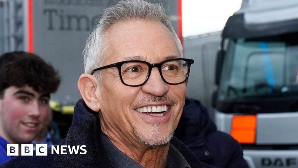 Great to be here, says Lineker as he returns to TV