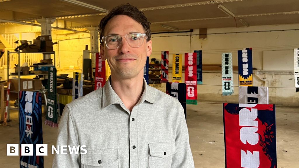 bbc.co.uk - Nathan Turvey - World Cup scarves a 'pinch-me moment' for Otley designer