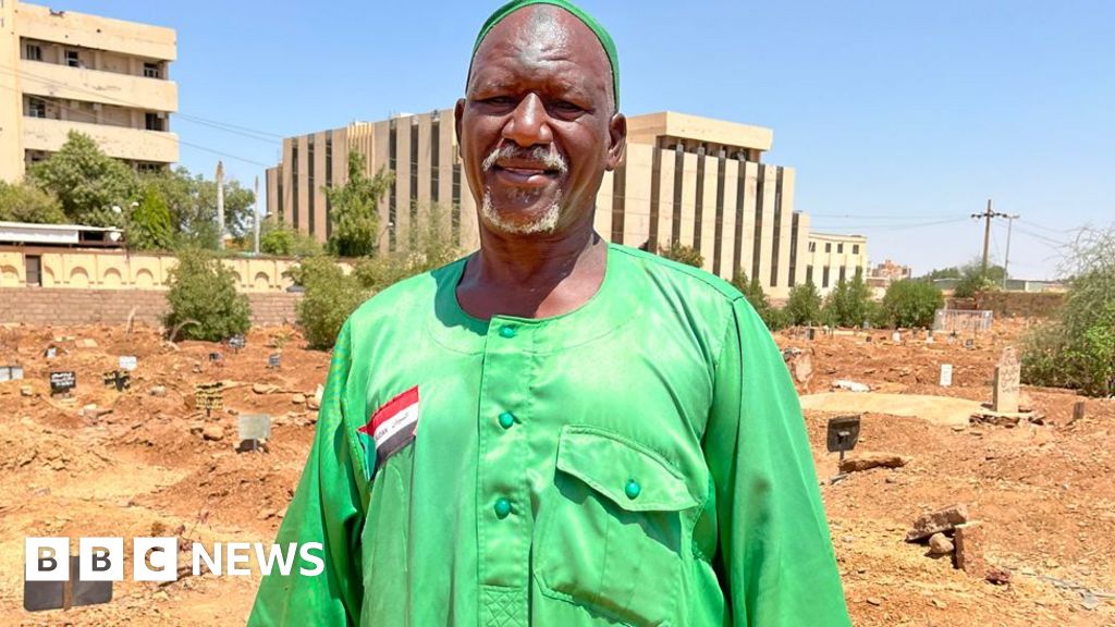 The gravedigger too busy to sleep as Khartoum fighting rages