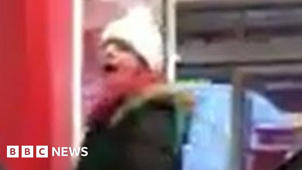 Racist rant at Camden post office staff caught on film BBC News