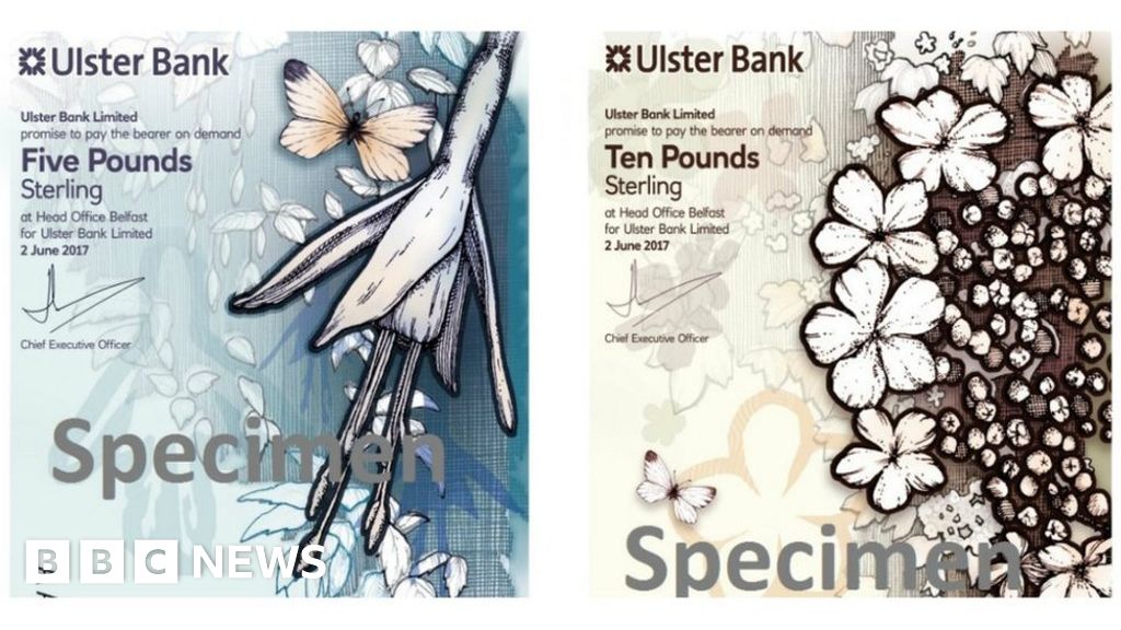 Ulster Bank To Put Vertical Bank Notes Into Circulation Bbc News