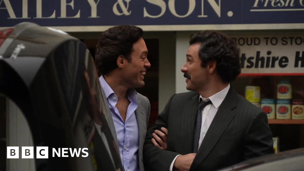 Celebs in Corsham for Jilly Cooper TV adaptation of Rivals