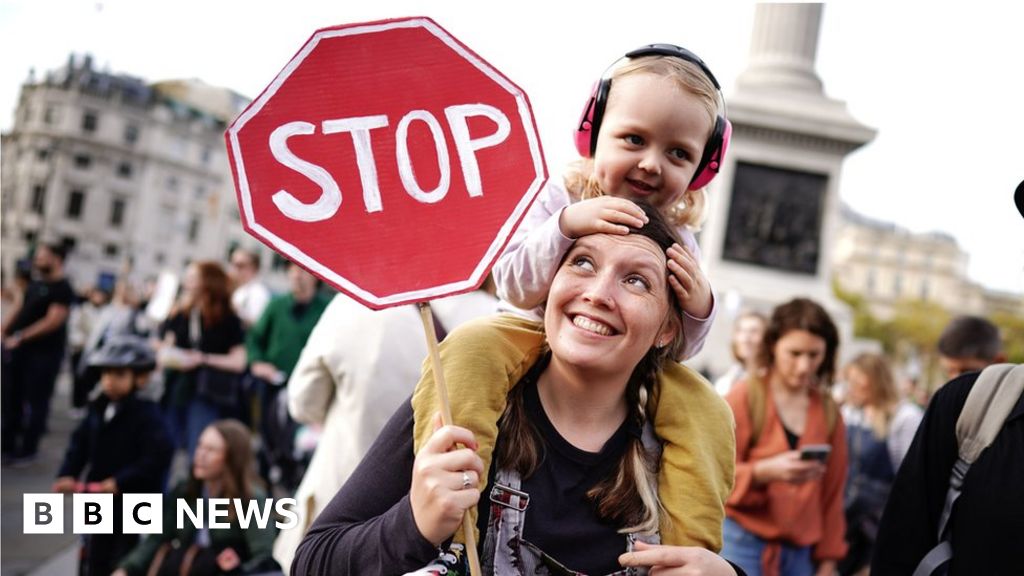 Thousands march across UK to demand affordable childcare