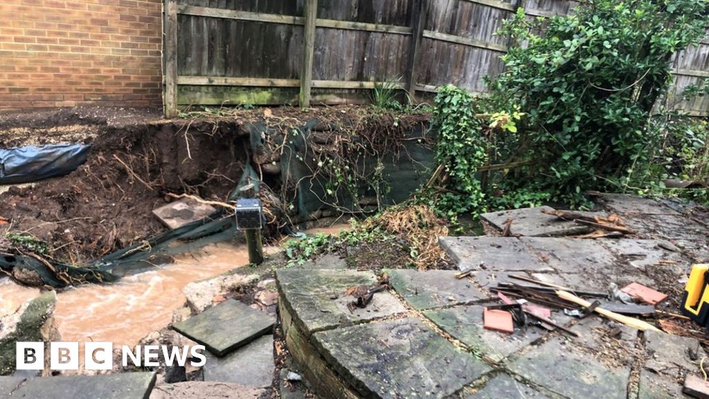 Lowdham house in danger of collapse after flood damage BBC News