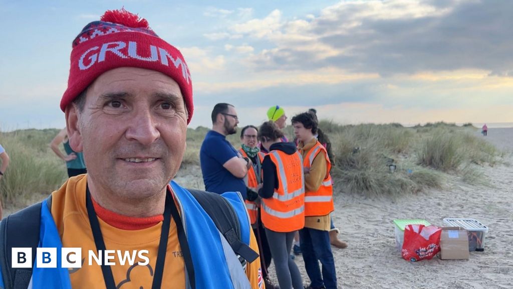 Turyści uwielbiają piaszczysty teren parkrun w Great Yarmouth