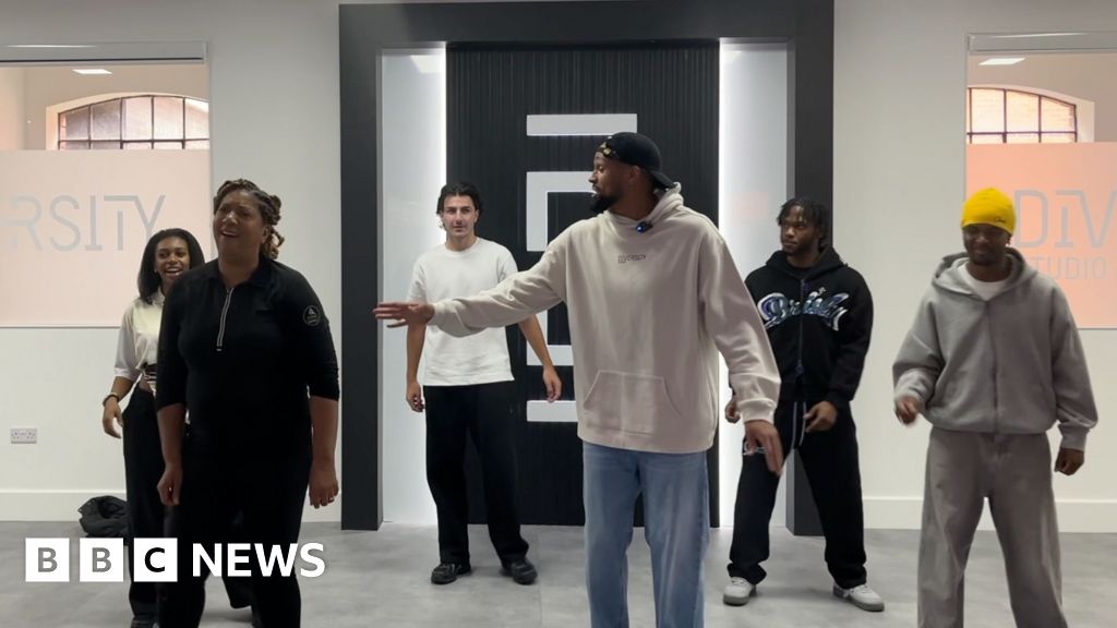 Dance group Diversity open studio in Birmingham