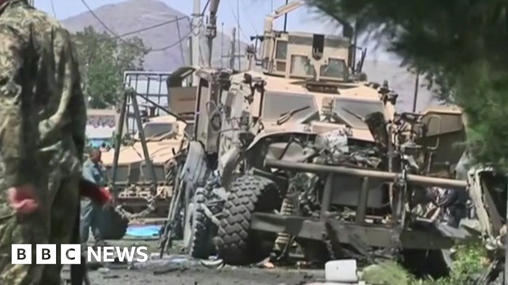 'Taliban Attack' On Nato Troop Convoy In Kabul - BBC News