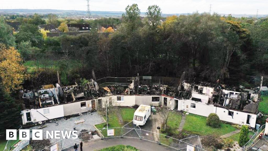 Fire That Wiped Out Six Homes In East Kilbride Could Have Taken More Bbc News
