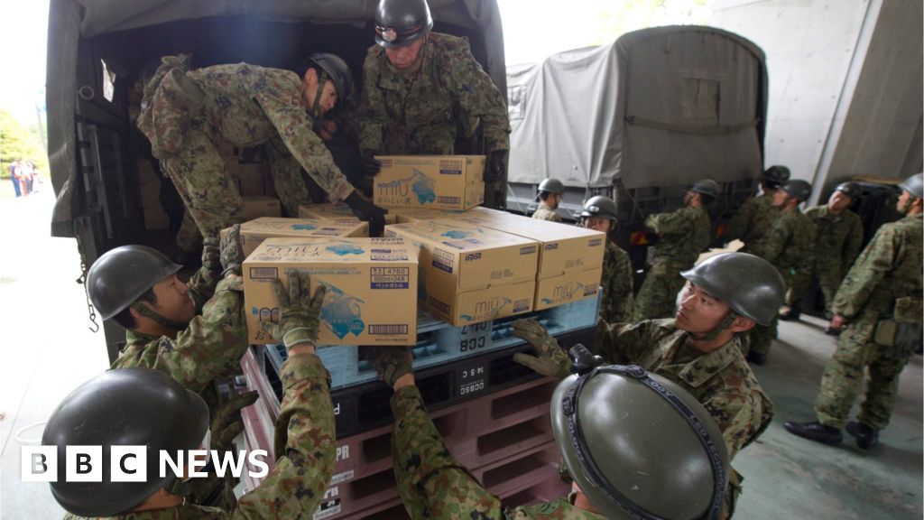 Japan Quake Relief Work Continues Amid Aftershocks - BBC News