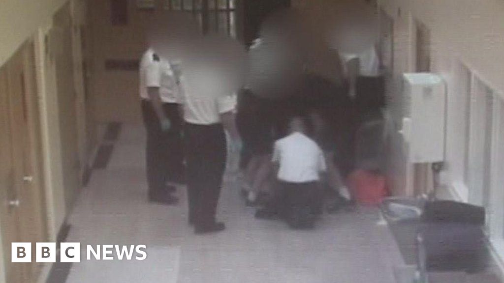 Cctv Of Prisoner Dragged From Shower Made Public Bbc News 