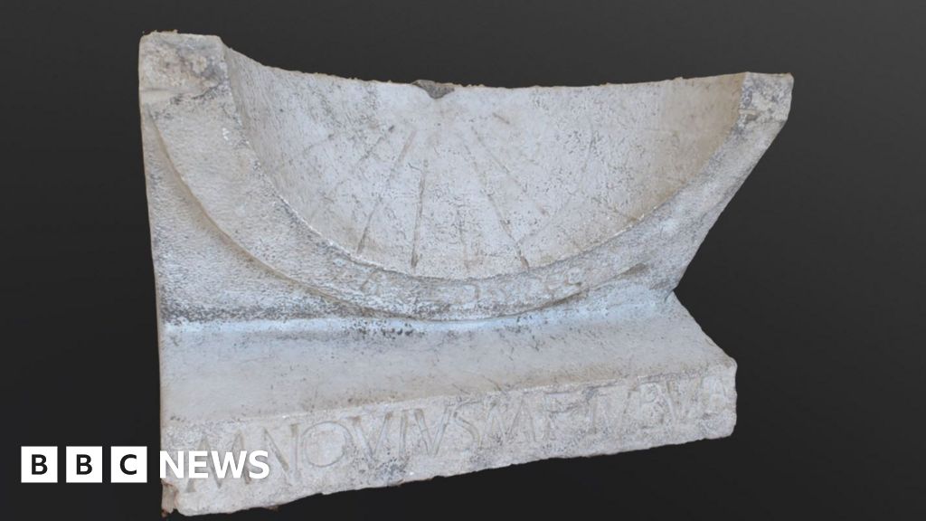 Cambridge academics uncover 2,000yearold Roman sundial BBC News