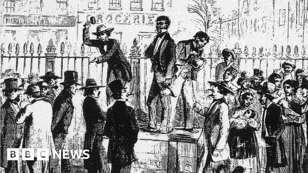 Slave Auction Project New Jersey School Under Fire Bbc News