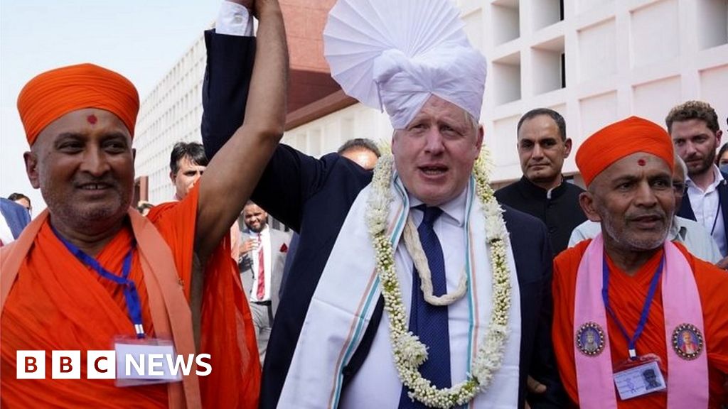 Boris Johnson's India visit takes place against partygate backdrop