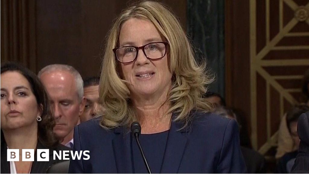 Brett Kavanaugh Christine Blasey Ford Starts Her Evidence Bbc News 5774