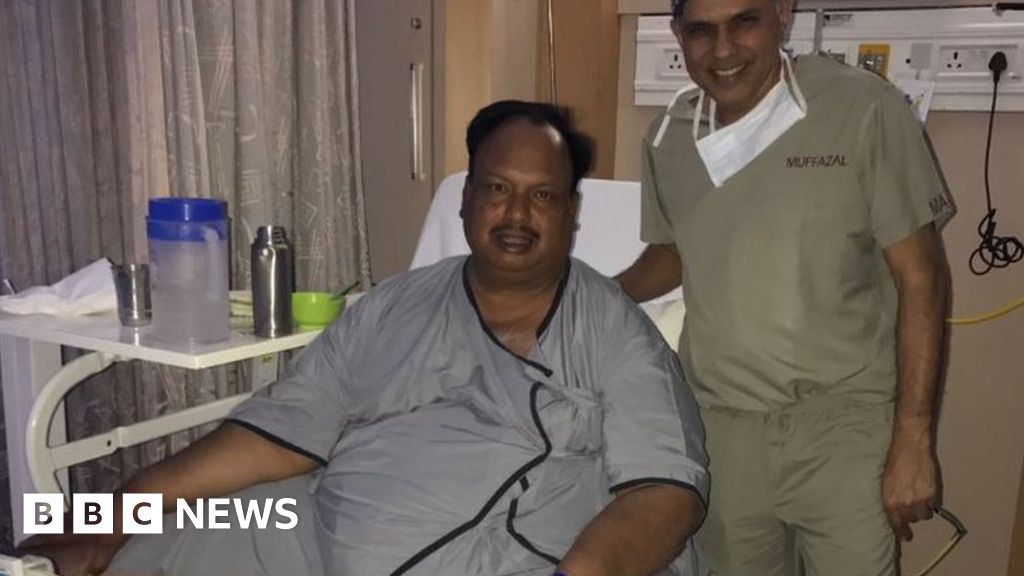 India Fat Shamed Policeman Thanks Mean Tweet For Free Surgery Bbc News 