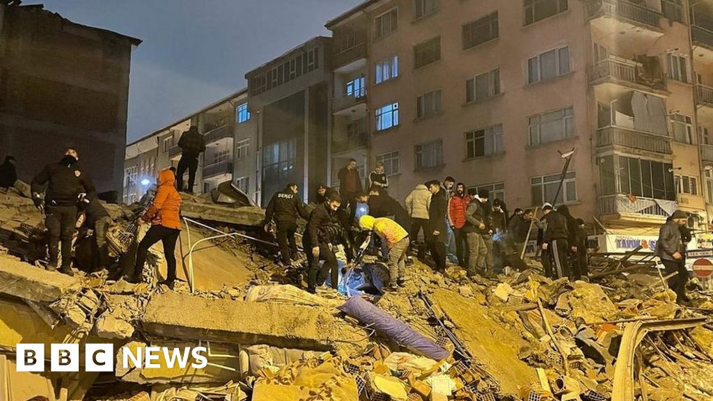 Huge quake toppled buildings in Turkey and Syria as people slept