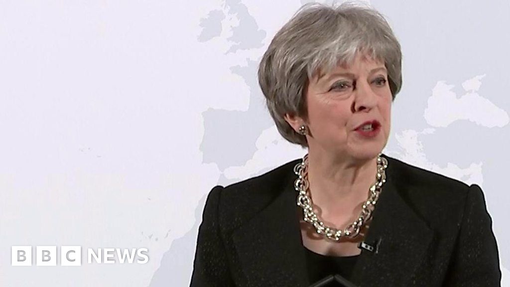 Brexit Theresa Mays Speech On Future Uk Eu Relationship Bbc News 4387