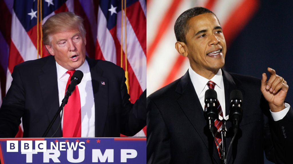 Trump V Obama: How Their Victory Speeches Compare - BBC News