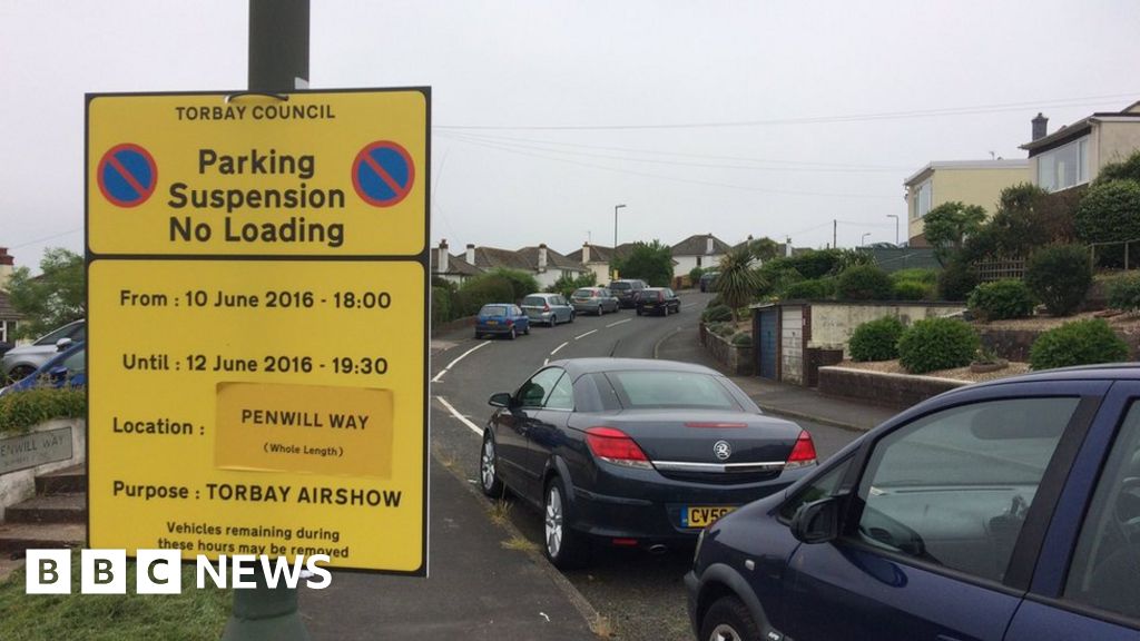 Torbay air show safety road closures 'over the top' BBC News