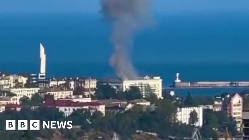 Ukraine war: Drone attack targets Russian Black Sea fleet in Crimea
