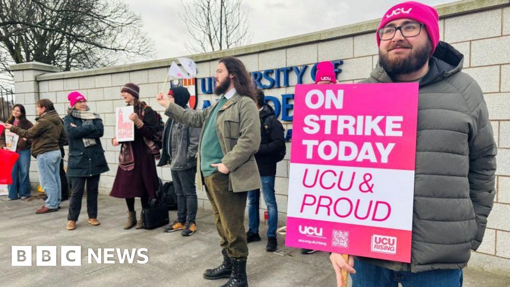 Aberdeen university staff begin 10 more days of strikes