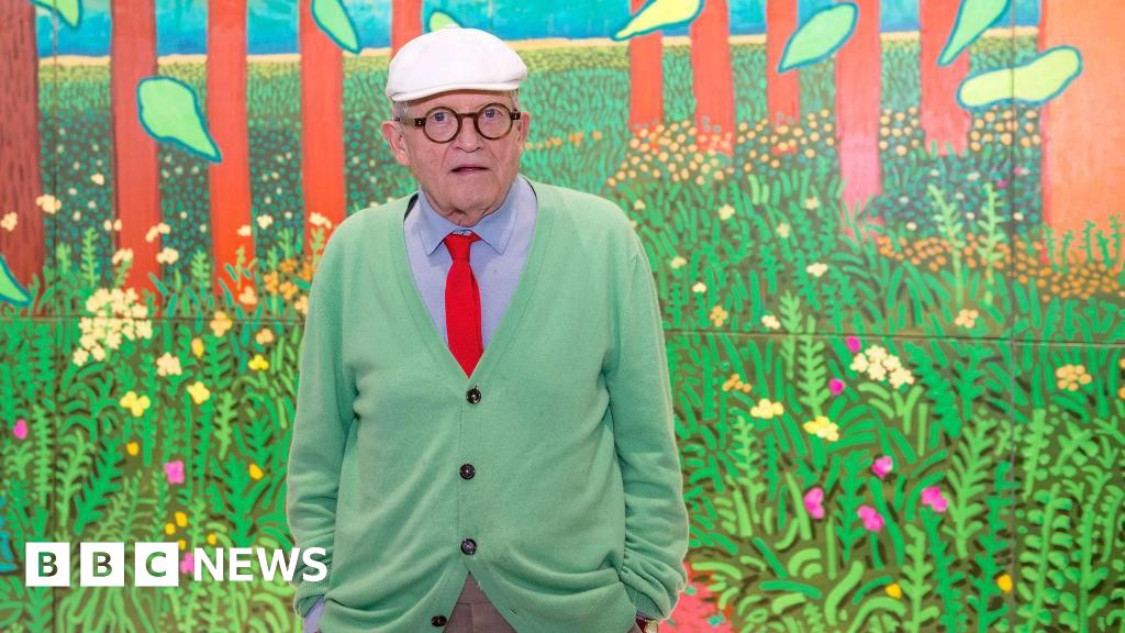David Hockney's life in pictures: From swimming pools to celebrity portraits