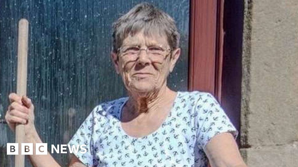 Woman, 75, fed up with potholes fills them in herself