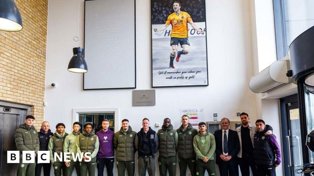 Diogo Jota art created by ink from floral tributes