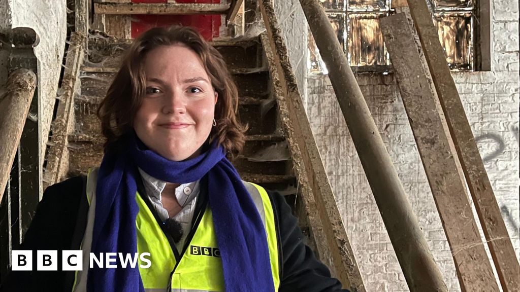 Inside historic King’s Lynn concrete building