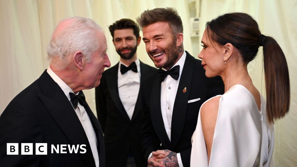 Beckham's already in with the royals - and now he's scored a winner with a knighthood