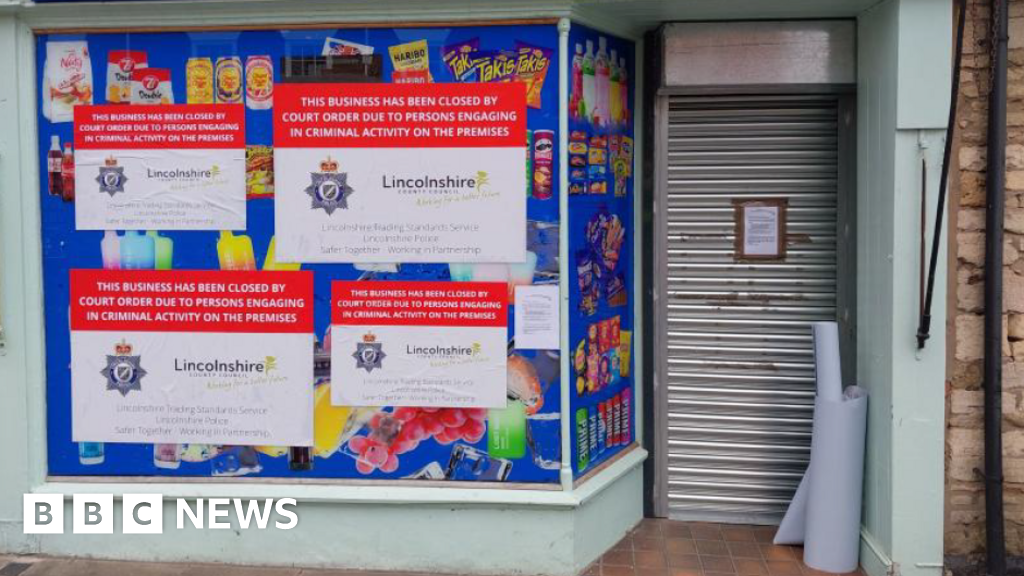 Four Grantham shops shut after illicit cigarettes and vapes found - BBC ...